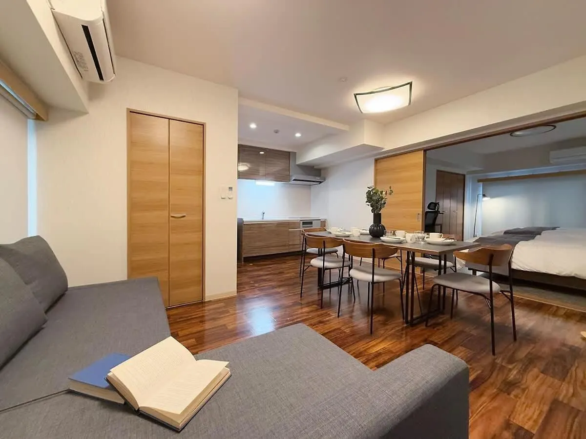 아파트 Casaen - Secure 1Br Apt With Dining & Living Space 히로시마